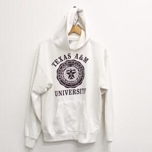 Vintage Texas A&M University Aggies Hooded Sweatshirt Large